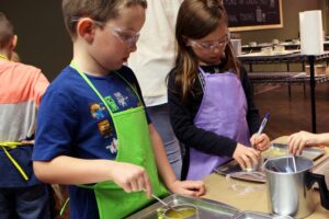 Kids Making Candles Kalamazoo