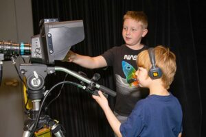 Kids attending Video Camp - Public Media Network Kalamazoo