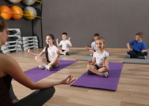 Kids in Yoga Class Kalamazoo