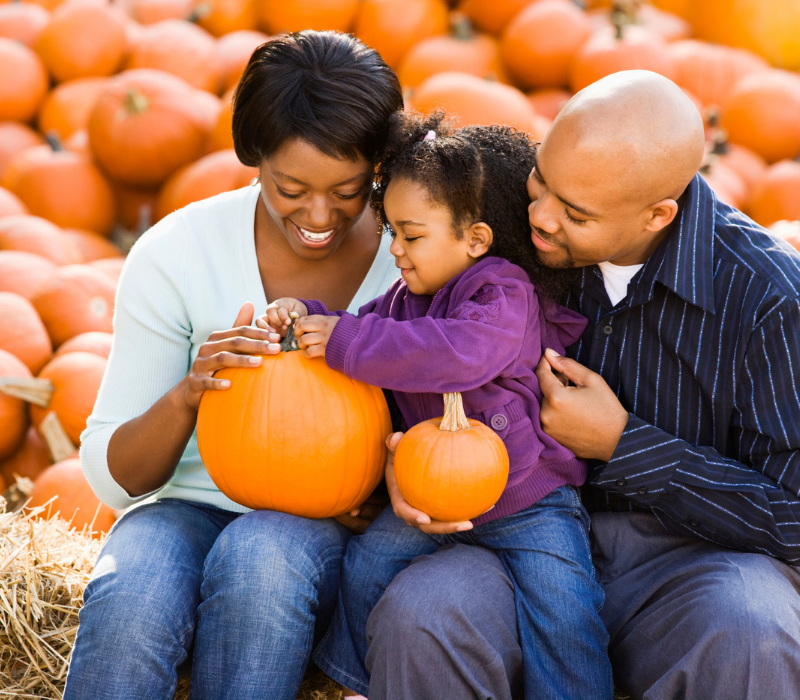 Fall Family Pumpkin Picking