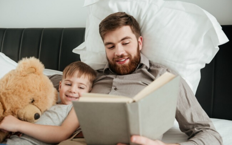 Reading with Dad Father's Day