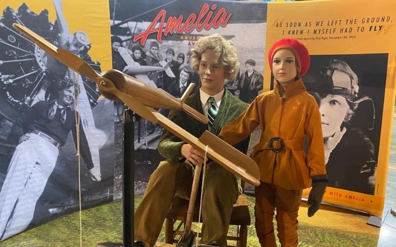 Amelia Earhart Exhibit Air Zoo