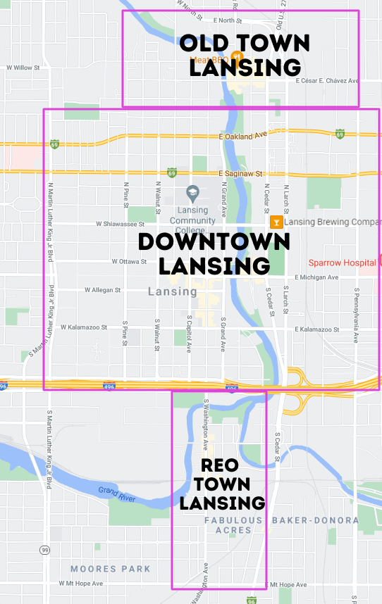 boundaries of lansing districts
