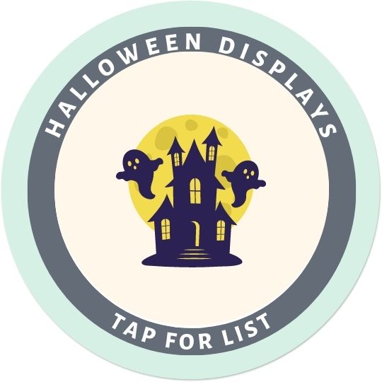 Halloween Displays Halloween House Button