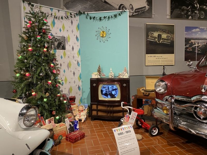 Christmas Through the Years Displays