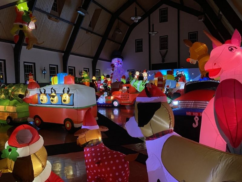 Gilmore Car Museum Inflatables Reindeer
