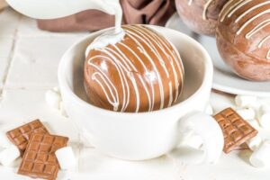 Hot chocolate bomb hot cocoa bomb