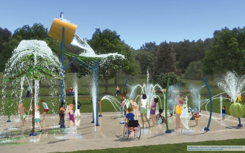 Texas Drive Park Splash Pad