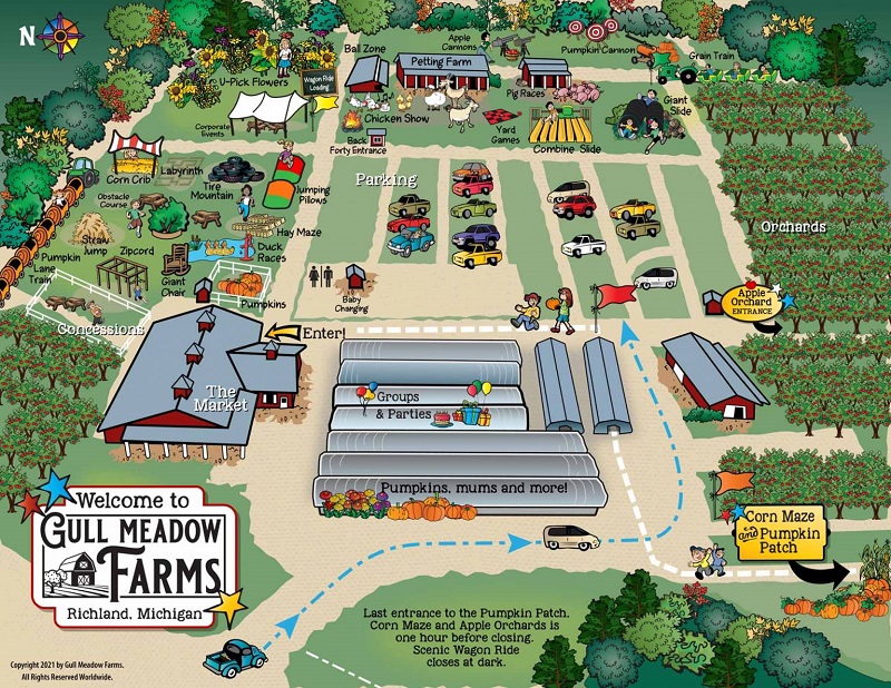 Gull Meadow Farms Map