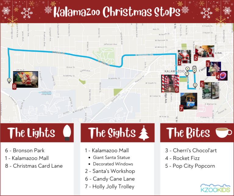 The Best Kalamazoo Christmas Lights BIG list of Displays that Sparkle