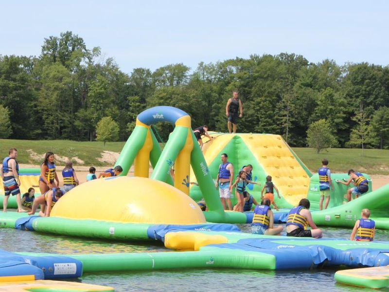 lake arvesta floating obstacle courses
