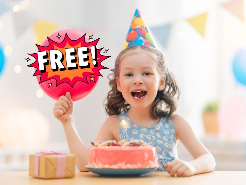 Birthday freebies for kids