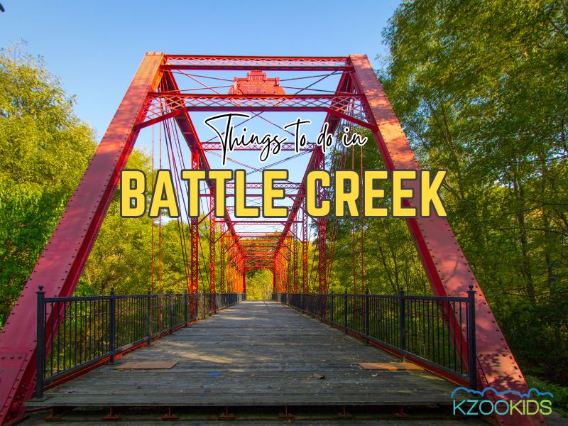 things to do in Battle Creek MI, historic bridge park in Battle Creek MI