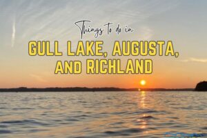 Things to do in Gull Lake MI, Gull Lake sunset