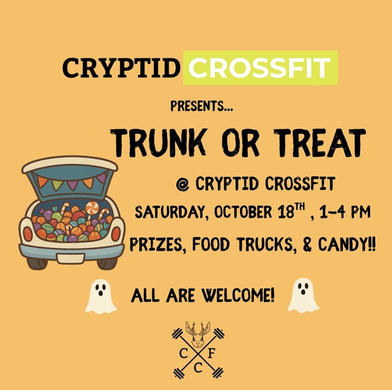Cryptid Crossfit Trunk or Treat 2025