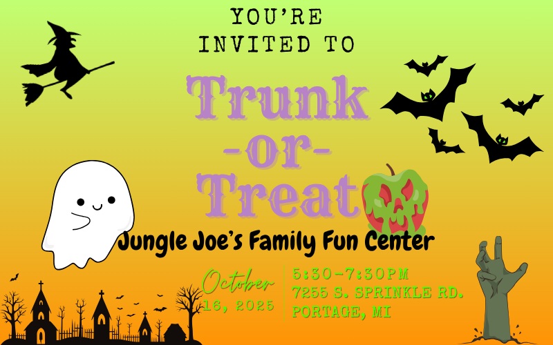 Jungle Joe's Trunk or Treat 2025, kalamazoo trunk or treat