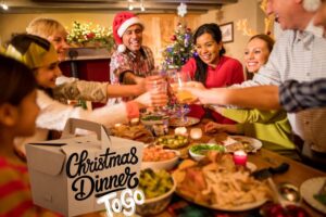 Christmas dinner to go, christmas meal to go