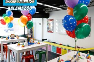 Bricks & Minifigs Kalamazoo Brickday parties