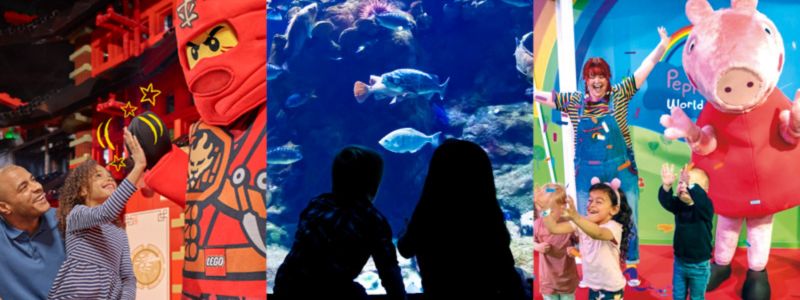 LEGOLAND® Discovery Center, SEA LIFE Aquarium and Peppa Pig World of Play