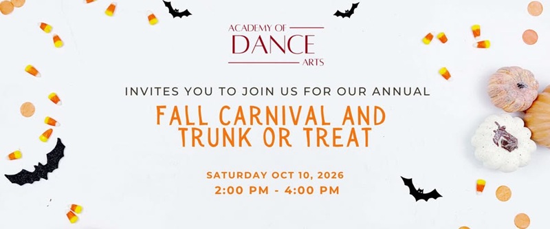 Academy Of Dance Arts Trunk Or Treat 2026 FB