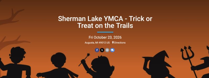 Sherman Lake YMCA Trick Or Treat On The Trails Event 2026
