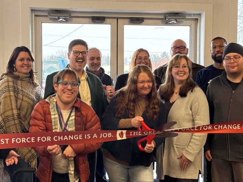 ThriftAbility Ribbon cutting, grand opening, thrift shop in Kalamazoo